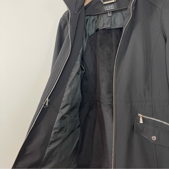 New Dennis Basso Water Resistant Bonded Jacket with Hidden Hood - Picture 14 of 15